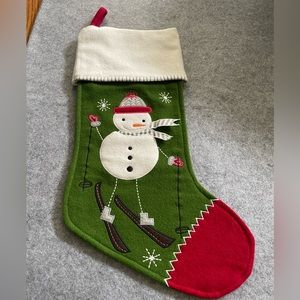 Pottery barn Kids Snowman Stocking